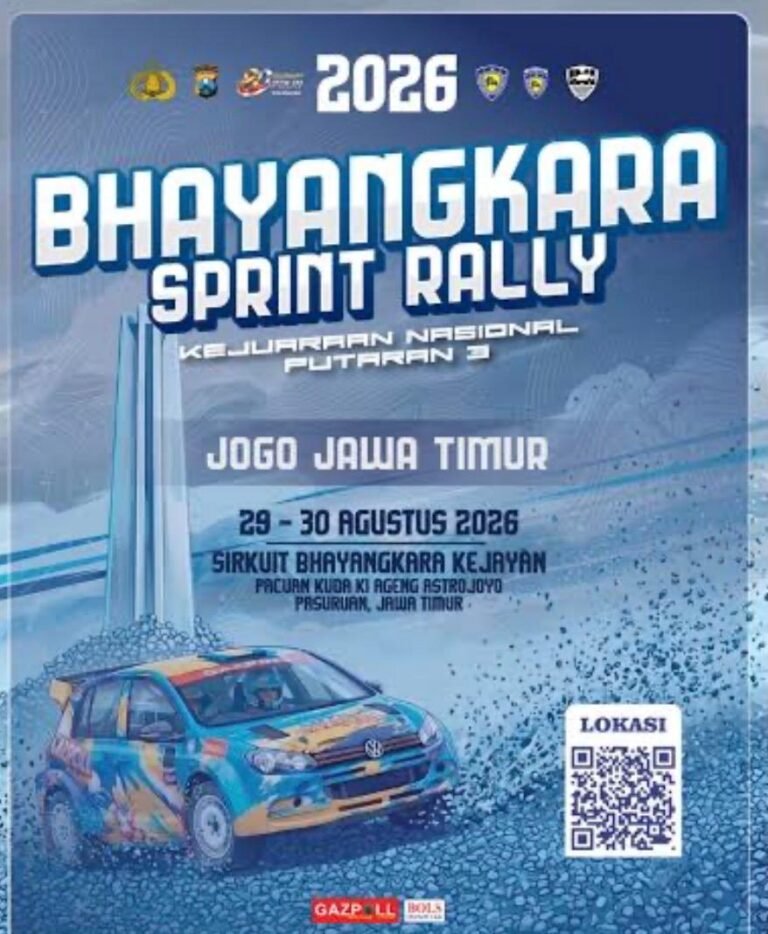 Kejurnas Bhayangkara Sprint Rally 2026 Digelar di Pasuruan
