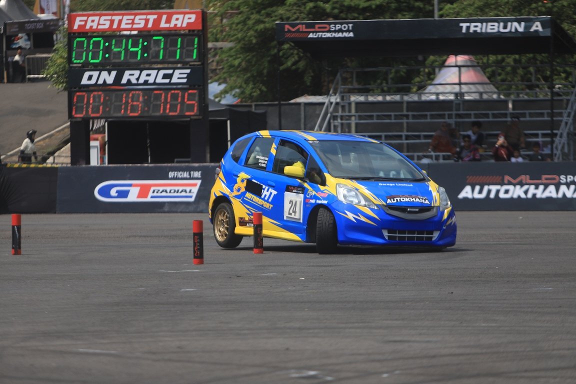 Kejuaraan Nasional MLD Spot Autokhana 2026 berlangsung di Lapangan Rampal