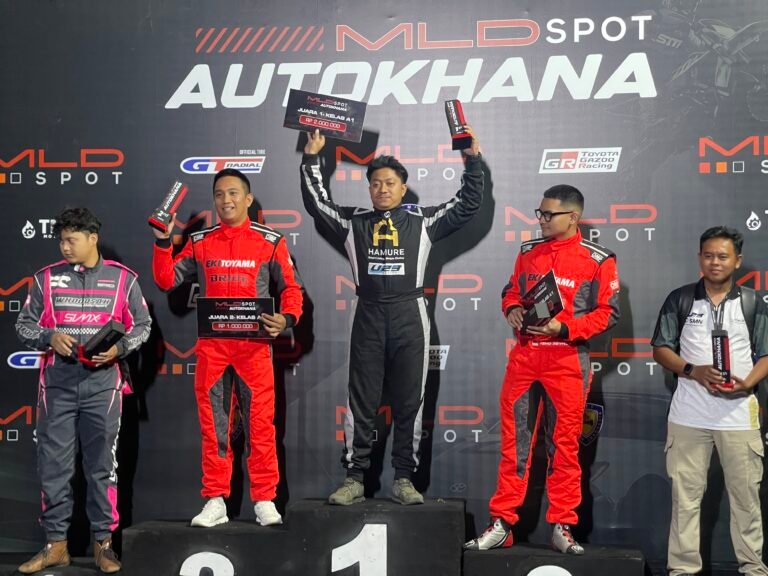 Anandyo Dwiky Juara Kelas A1 MLDSPOT Autokhana 2026 di Malang