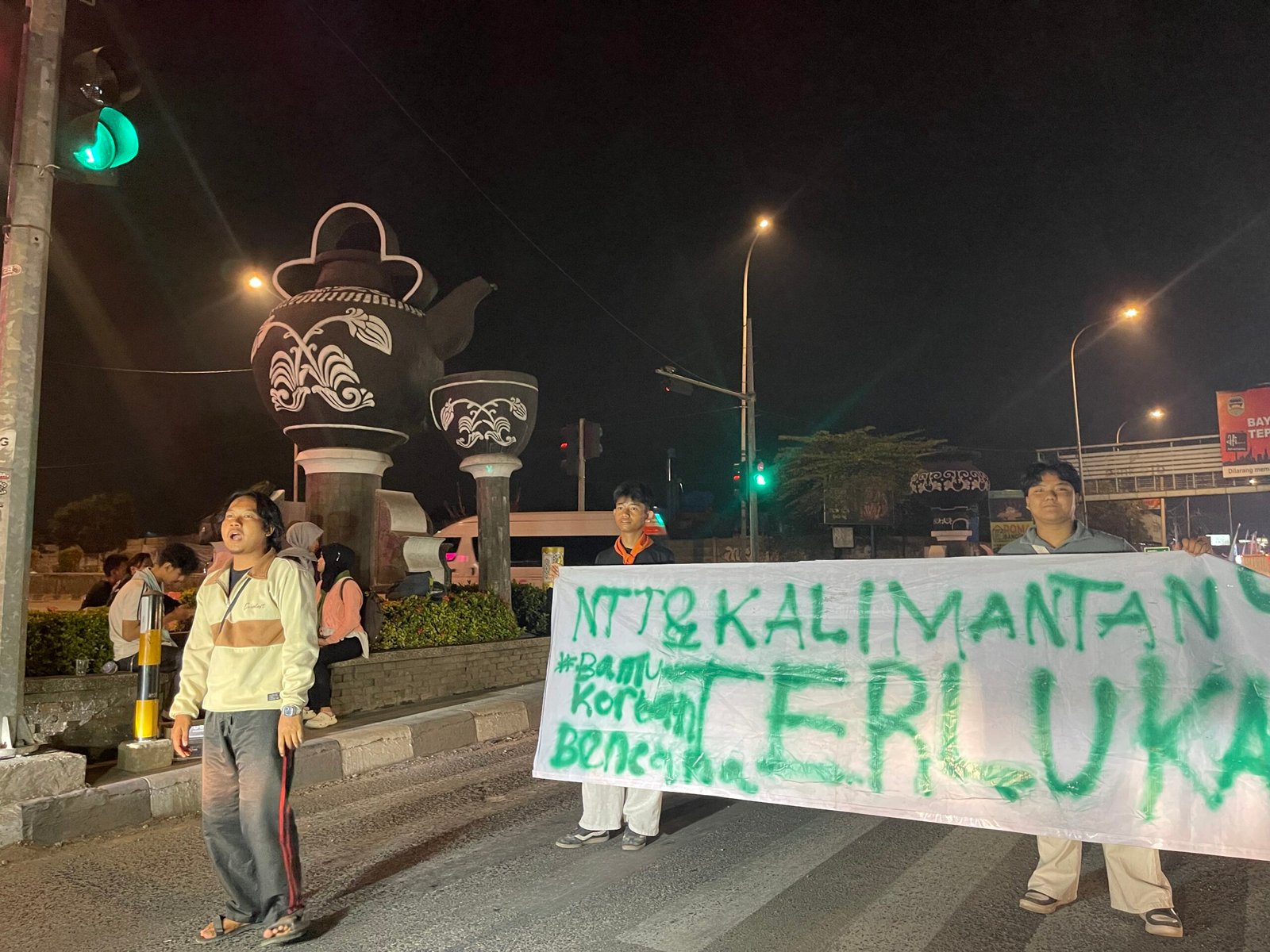 Galang dana karhutla pecinta alam Purwakarta