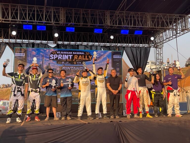 Daftar Lima Besar Kelas F1 Sprint Rally 2026 Round 4 di Batang