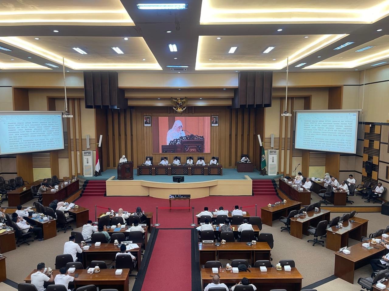 Rapat paripurna DPRD Kabupaten Malang