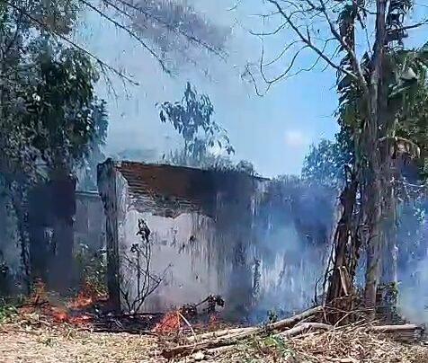 Kebakaran lahan di Panggungrejo Kepanjen Kabupaten Malang