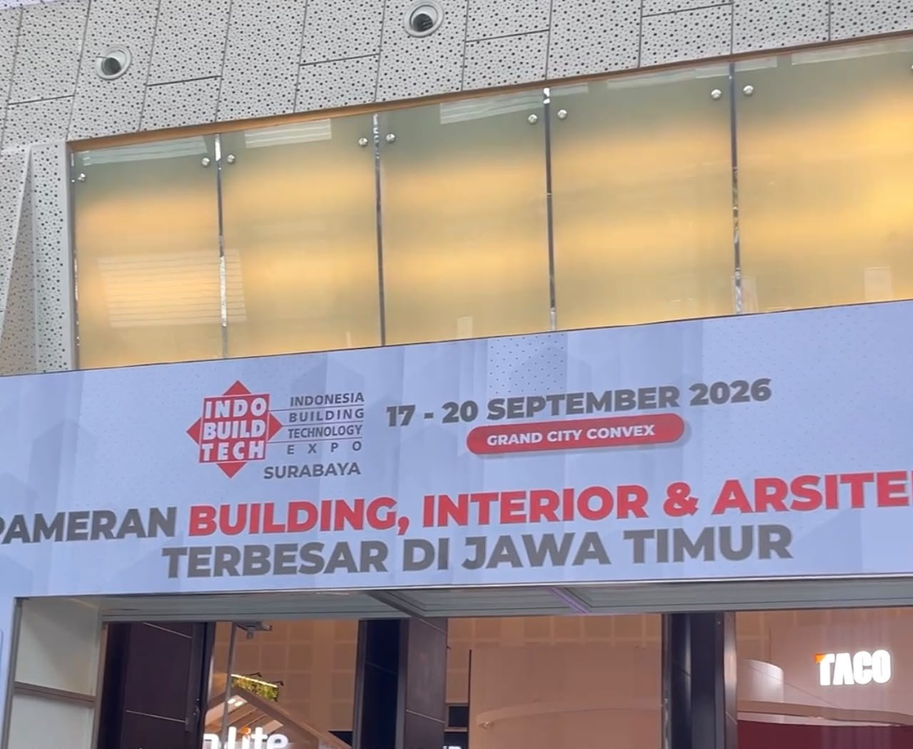 Indonesia Building Technology Expo 2026 di Grand City Convex Surabaya