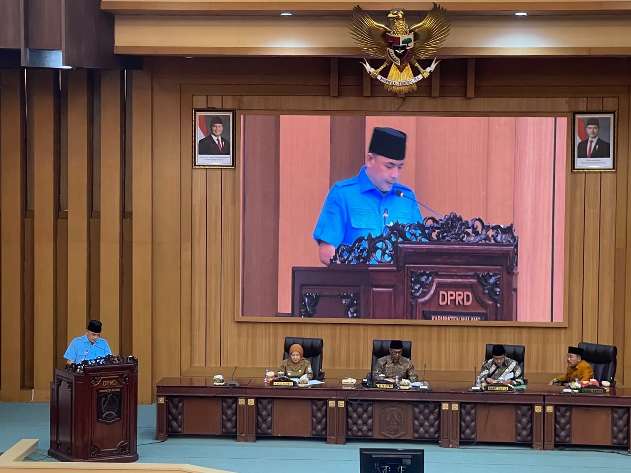 Penyampaian Pandangan Fraksi Koalisi DPRD Kabupaten Malang