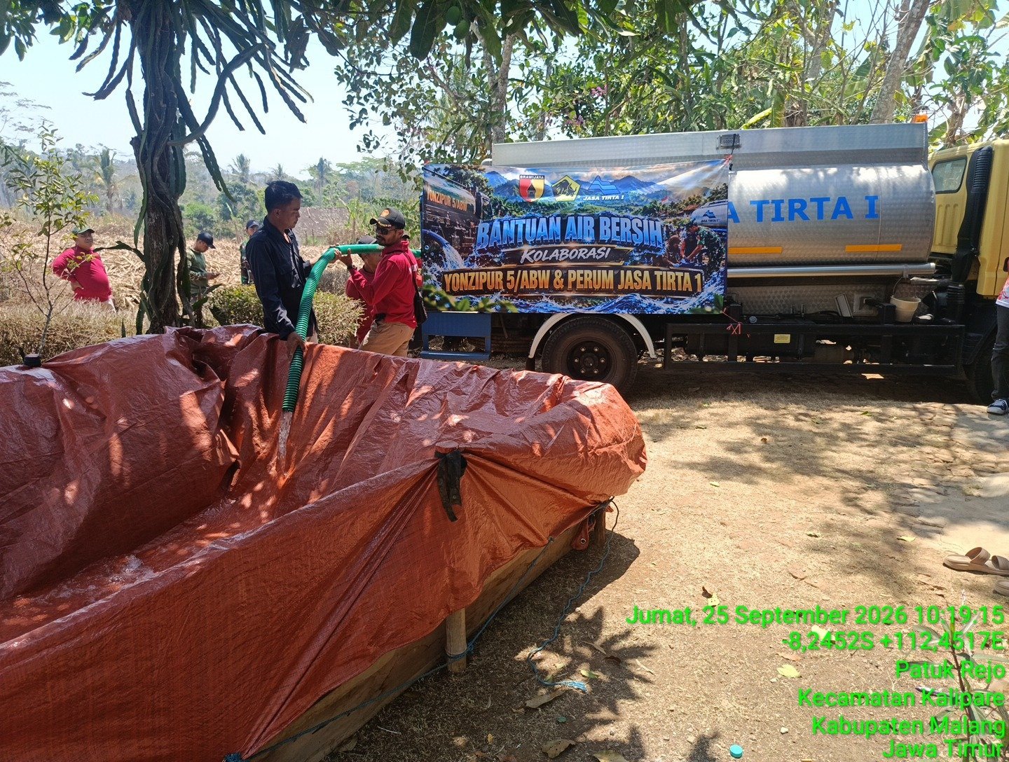 Distribusi air bersih BPBD Kabupaten Malang untuk wilayah terdampak kekeringan