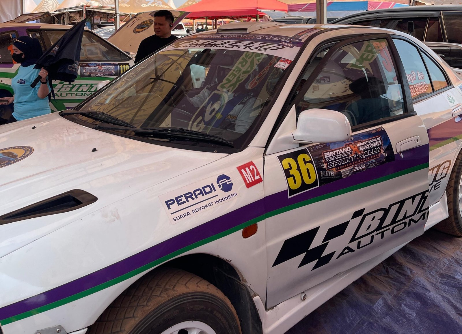 Track KITB sepanjang 5,5 kilometer pada Kejurnas Sprint Rally