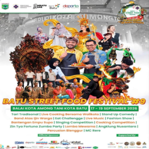 Batu Street Food Festival 2026 Digelar 17–19 September di Batu