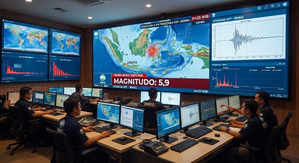 Gempa Kepulauan Seribu M5,9, Tidak Berpotensi Tsunami
