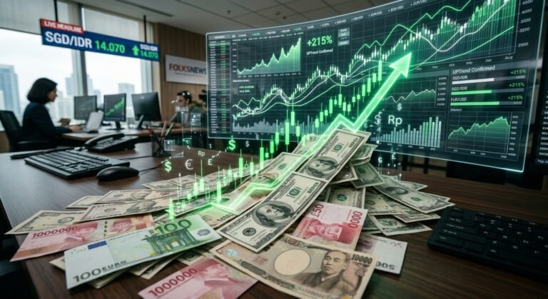 Grafik kenaikan kurs Dolar Singapura SGD terhadap Rupiah IDR per 21 Oktober 2026