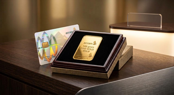Harga emas Antam hari ini 17 Oktober 2026 naik menjadi Rp2.572.000 per gram