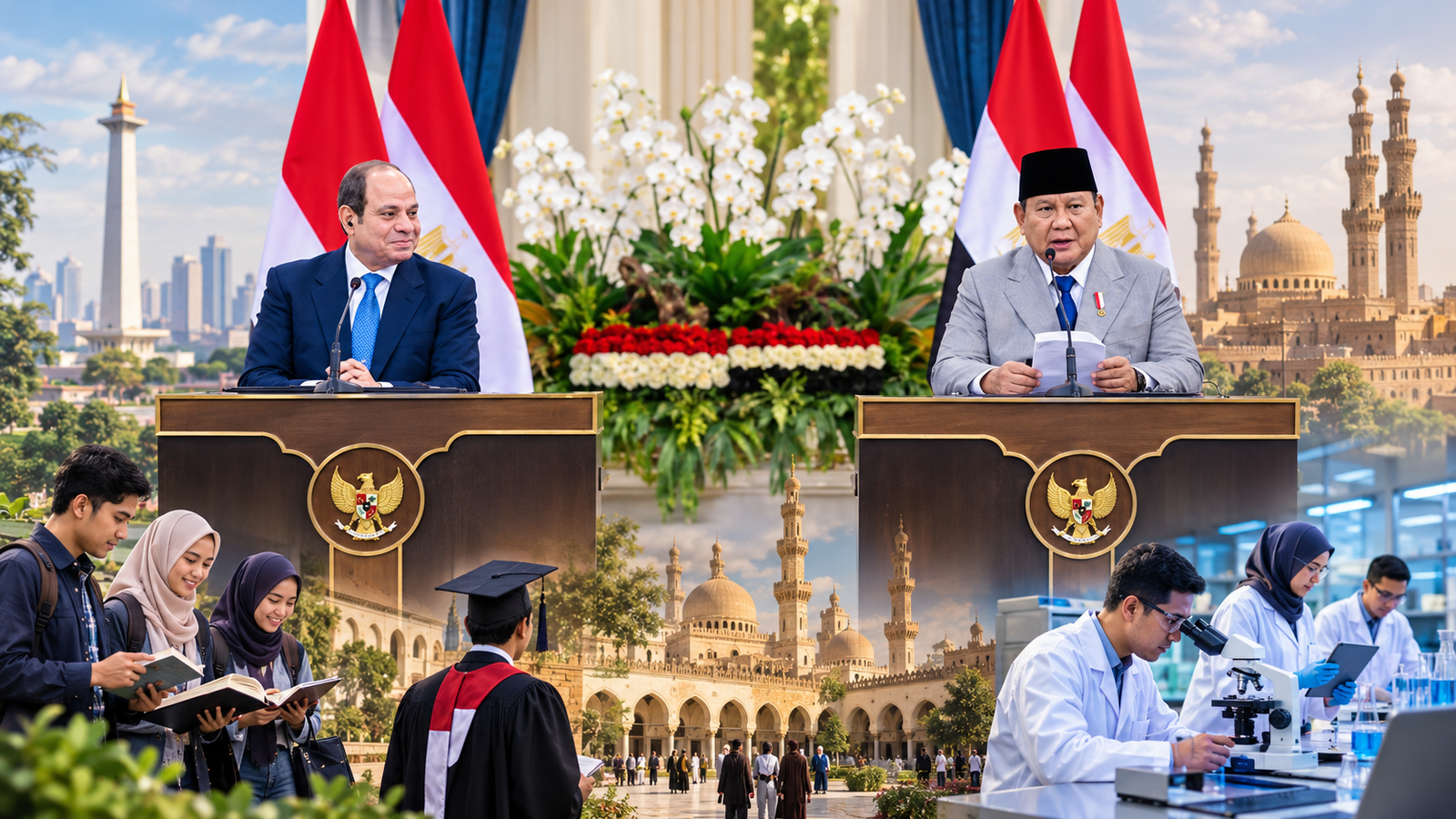 Kerja sama Indonesia-Mesir dibahas Presiden Prabowo dan Presiden Abdel Fattah El-Sisi