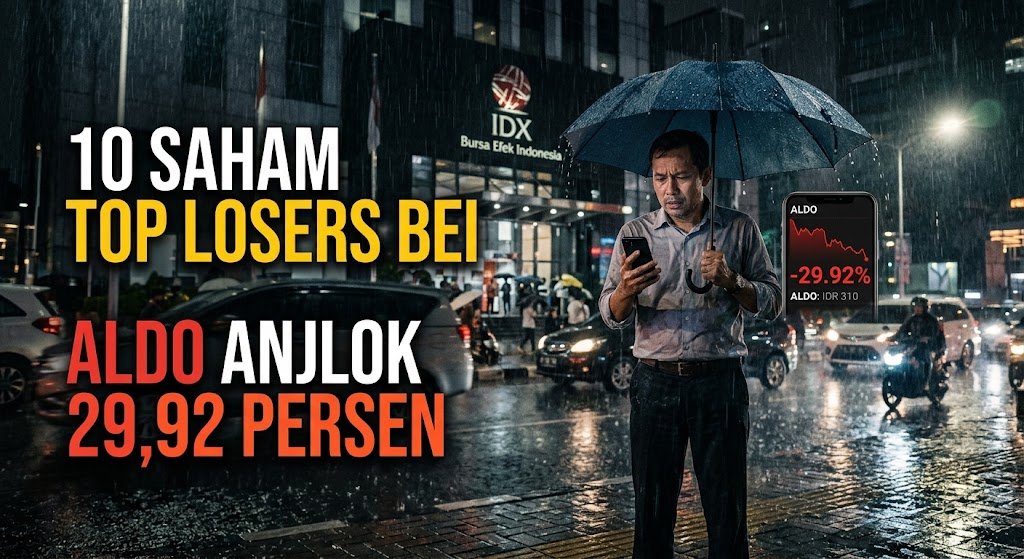 Daftar 10 saham top losers BEI periode 19–23 Oktober 2026