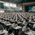 Pelaksanaan Tes Kemampuan Akademik TKA SMA SMK 2026 di sekolah.