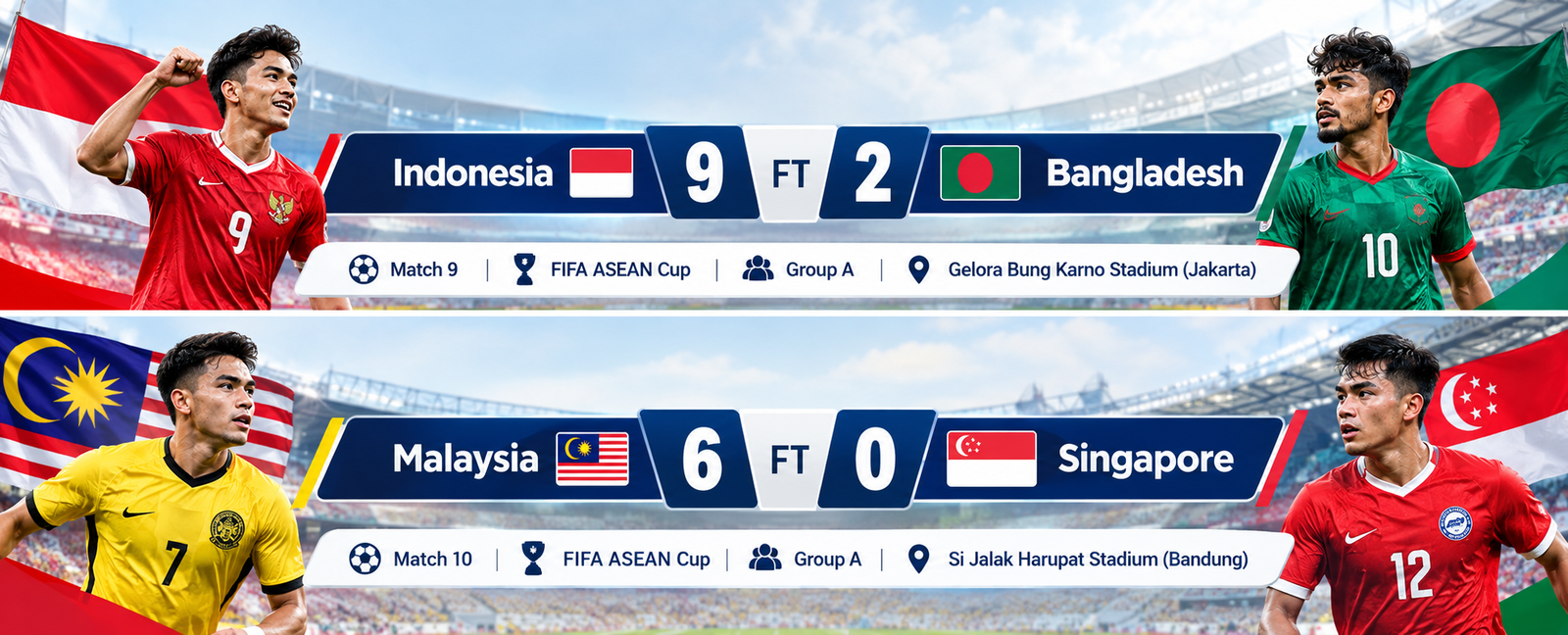 Hasil klasemen Group A