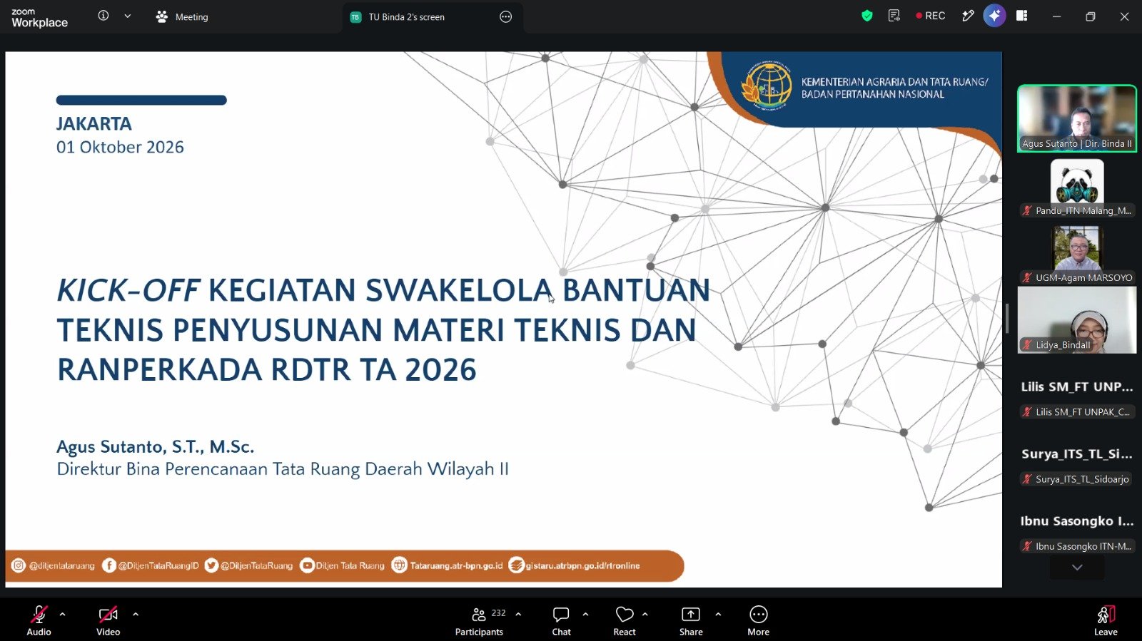 ITN Malang garap 17 RDTR kerja sama Kementerian ATR BPN/itn.ac.id
