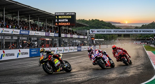 Klasemen MotoGP 2026 setelah Jorge Martin finis ketiga di GP Mandalika/Foto: Ilustrasi