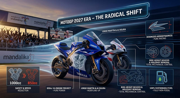 Regulasi MotoGP 2027 dan perubahan motor balap bermesin 850 cc./Foto: Ilistrasi